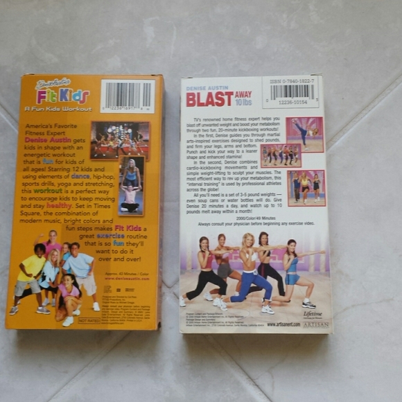 2 Denise Austin VHS tapes - Picture 3 of 7